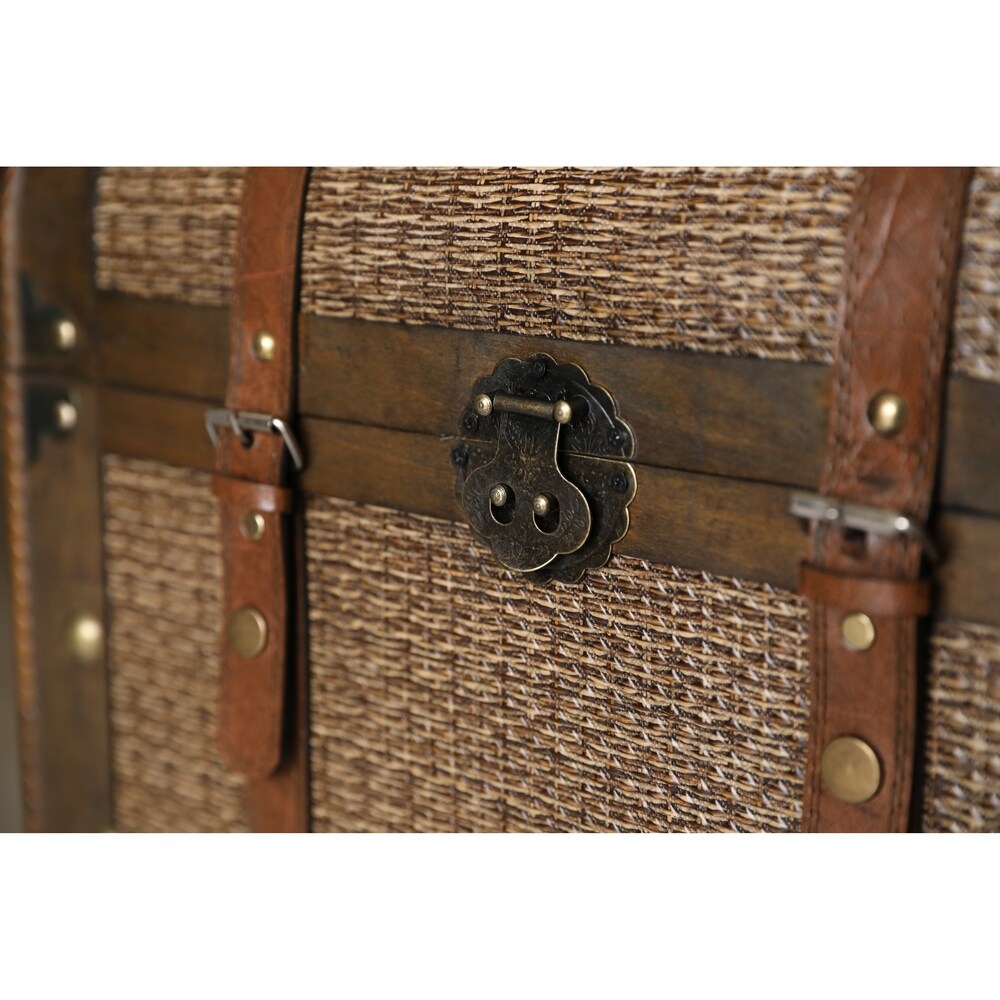 Decorative Wooden Storage Chest with 3 Drawers