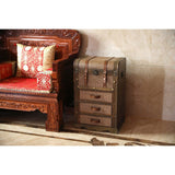 Decorative Wooden Storage Chest with 3 Drawers