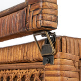 Decorative Woven Rattan and Wood Display Boxes