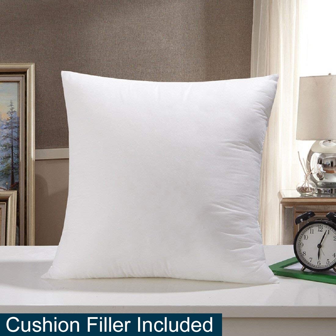 Decorative Indoor Outdoor Waterproof Throw Pillows 18x18 Inches with Inserts for Your Patio Furniture, Chairs, Indoor Décor