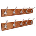 Porch & Den Meeker Hard Wood Utility Wall Mounted Coat Rack