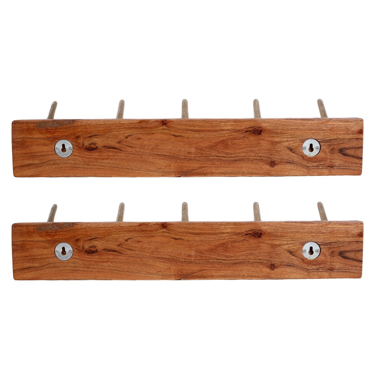 Porch & Den Meeker Hard Wood Utility Wall Mounted Coat Rack