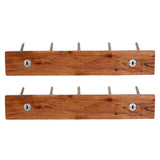Porch & Den Meeker Hard Wood Utility Wall Mounted Coat Rack