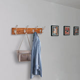 Porch & Den Meeker Hard Wood Utility Wall Mounted Coat Rack