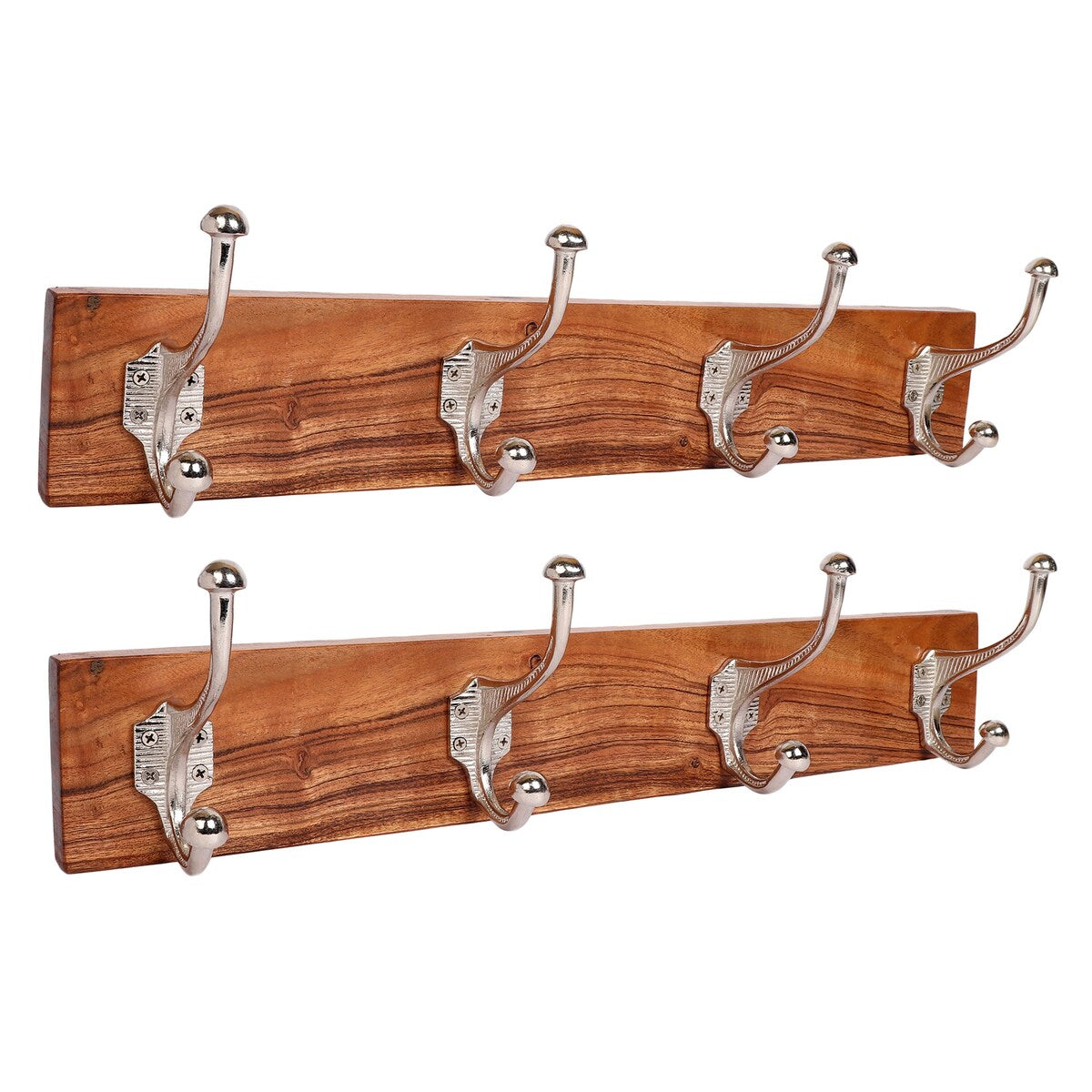 Porch & Den Meeker Hard Wood Utility Wall Mounted Coat Rack