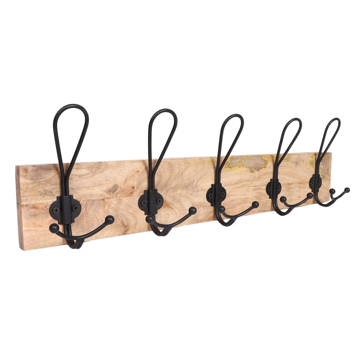 Porch & Den Meeker Hard Wood Utility Wall Mounted Coat Rack