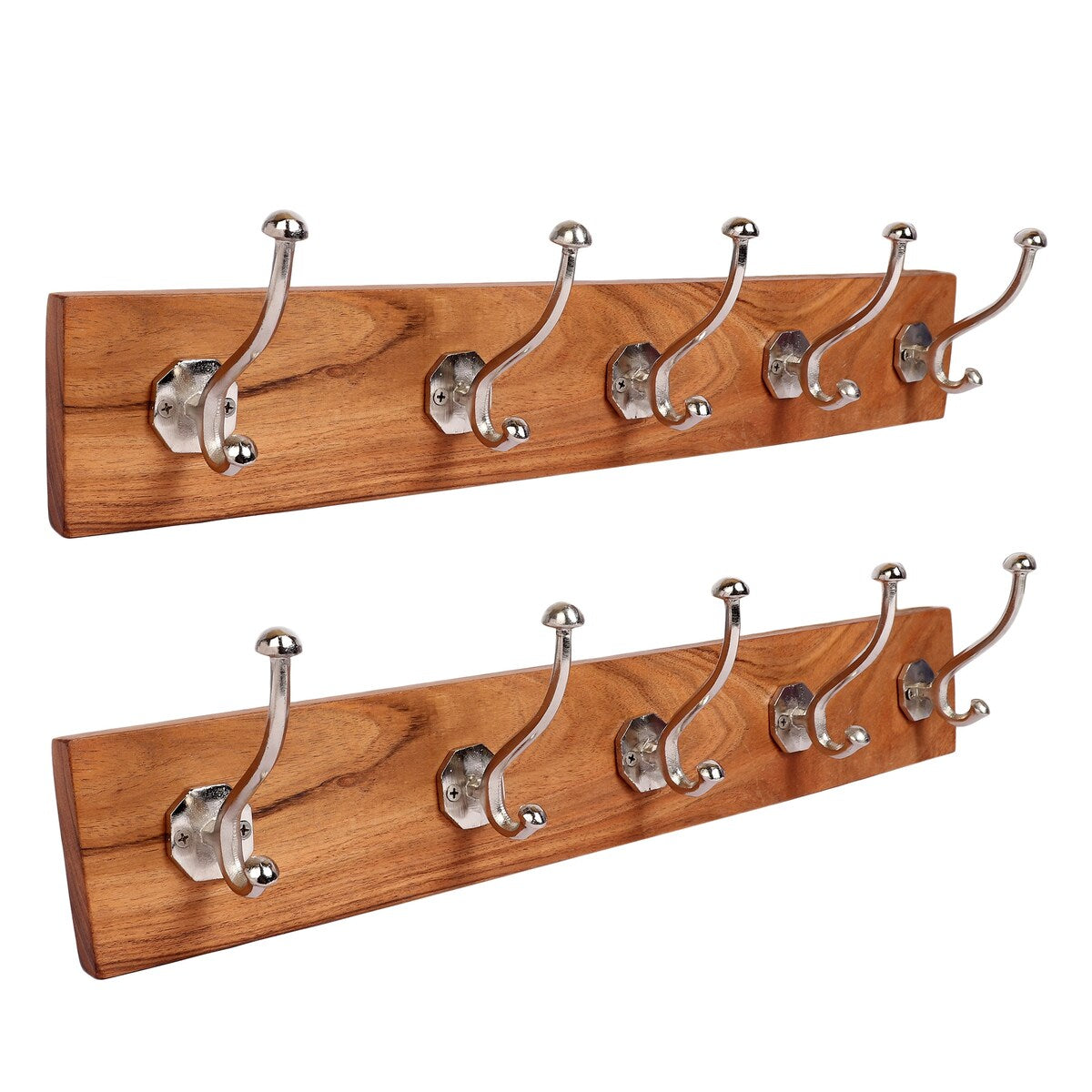 Porch & Den Meeker Hard Wood Utility Wall Mounted Coat Rack
