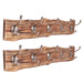 Porch & Den Meeker Hard Wood Utility Wall Mounted Coat Rack