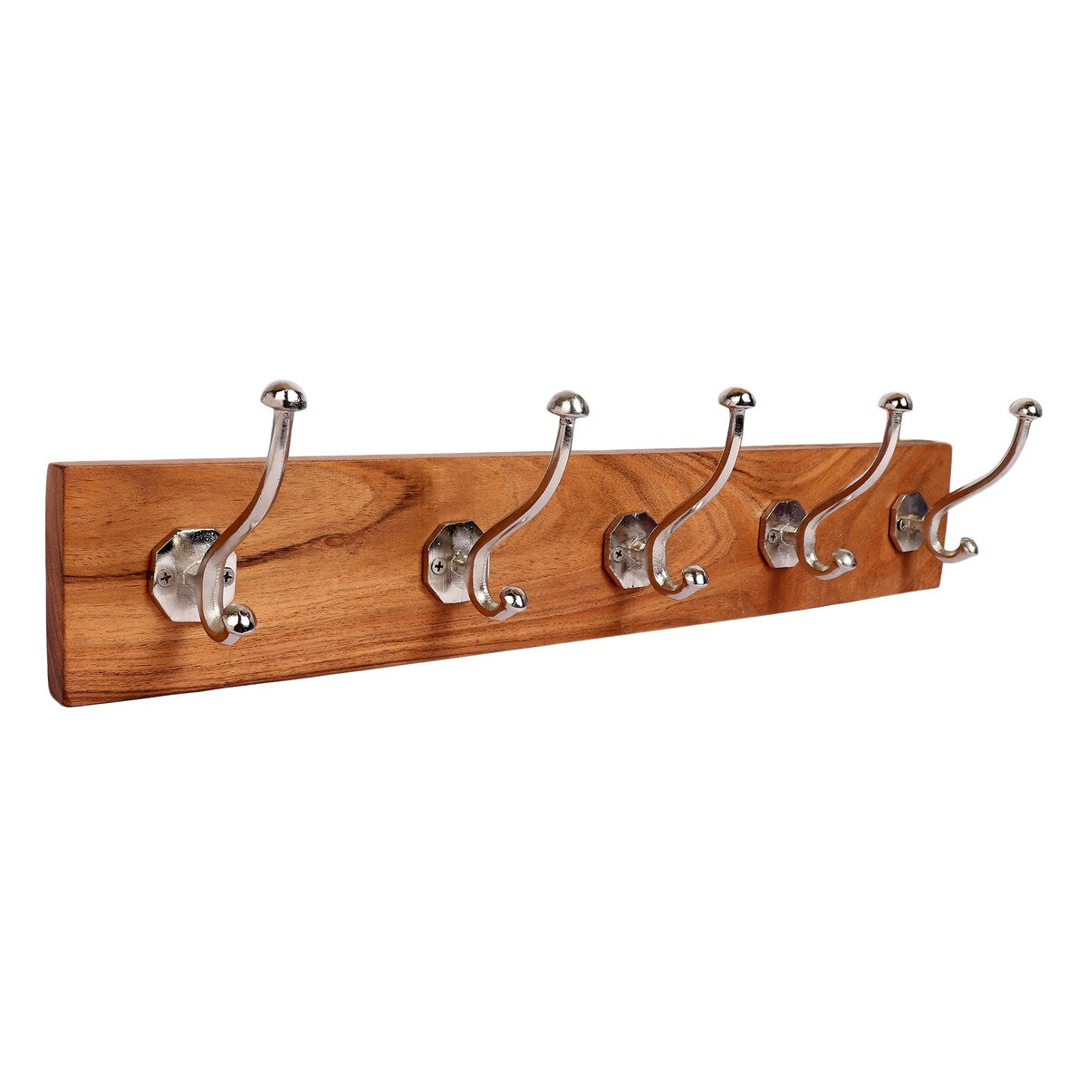 Porch & Den Meeker Hard Wood Utility Wall Mounted Coat Rack