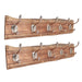Porch & Den Meeker Hard Wood Utility Wall Mounted Coat Rack