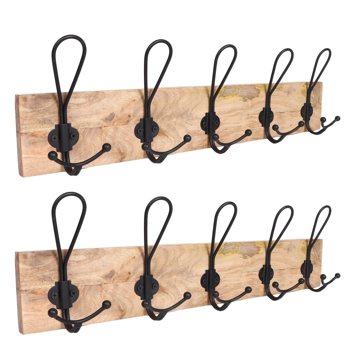 Porch & Den Meeker Hard Wood Utility Wall Mounted Coat Rack