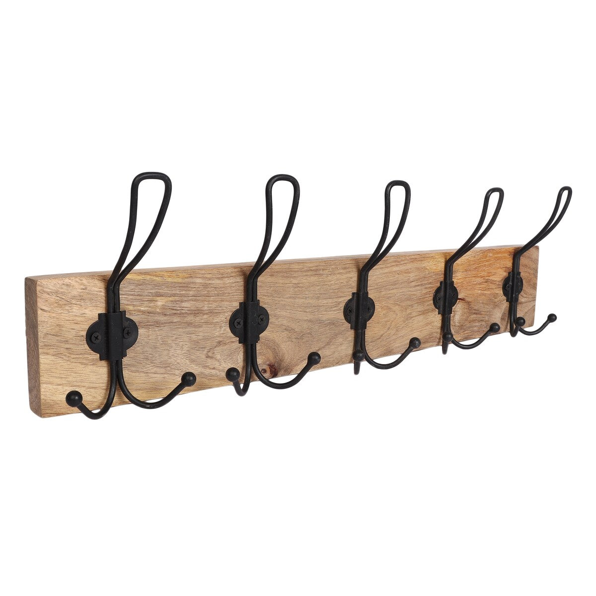 Porch & Den Meeker Hard Wood Utility Wall Mounted Coat Rack