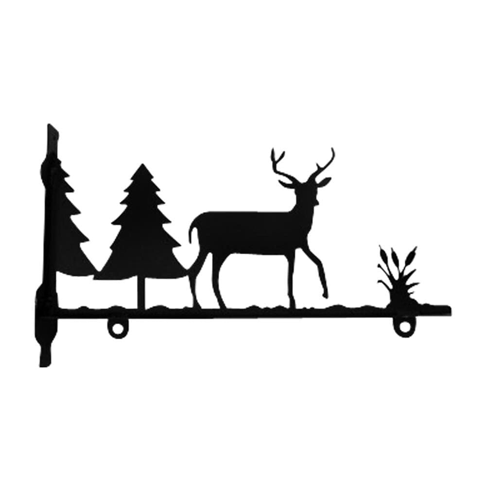 Deer and Pines - Sign Bracket 24 Inch