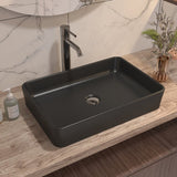 DeerValley Ally 20" x 13" Ceramic Rectangular Vessel Bathroom Sink