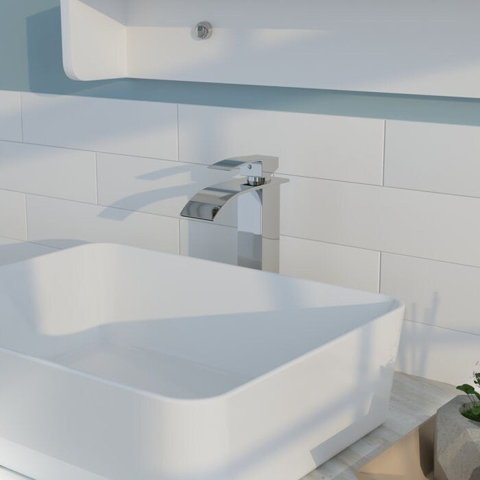 DeerValley Ally Vessel Sink Faucet Single-handle Bathroom Faucet with Drain Assembly