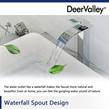 DeerValley Ally Vessel Sink Faucet Single-handle Bathroom Faucet with Drain Assembly