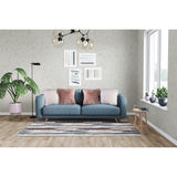 Living Room Area Rug Nonslip, Abstract Brushstrokes Glitter Pattern