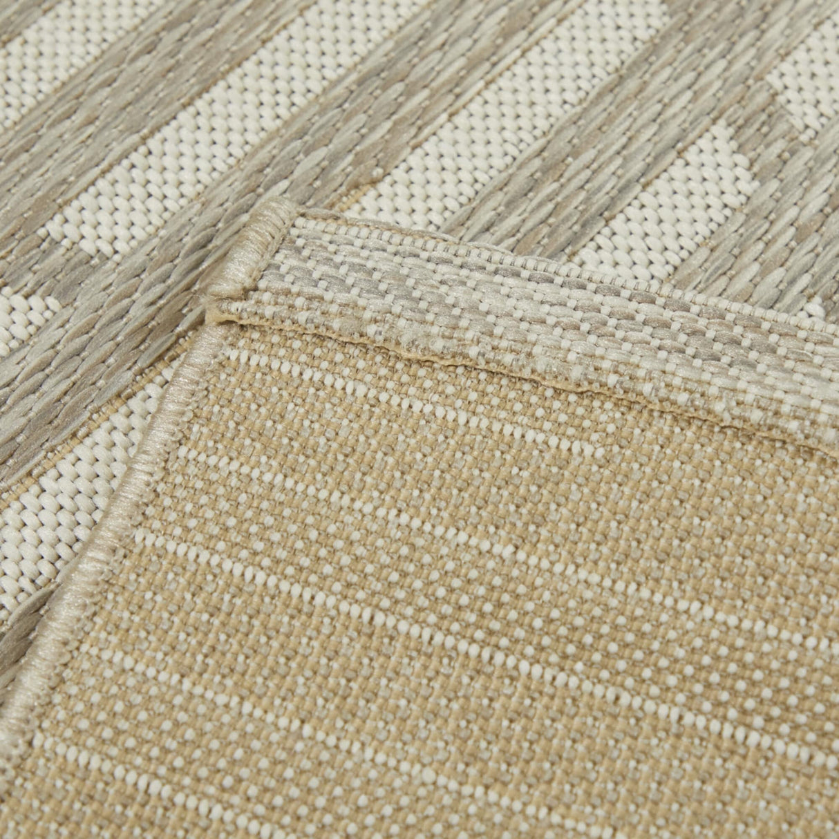 Degas Striped Trellis Indoor/Outdoor Area Rug