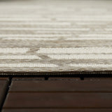 Degas Striped Trellis Indoor/Outdoor Area Rug