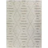 Degas Striped Trellis Indoor/Outdoor Area Rug