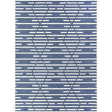 Degas Striped Trellis Indoor/Outdoor Area Rug