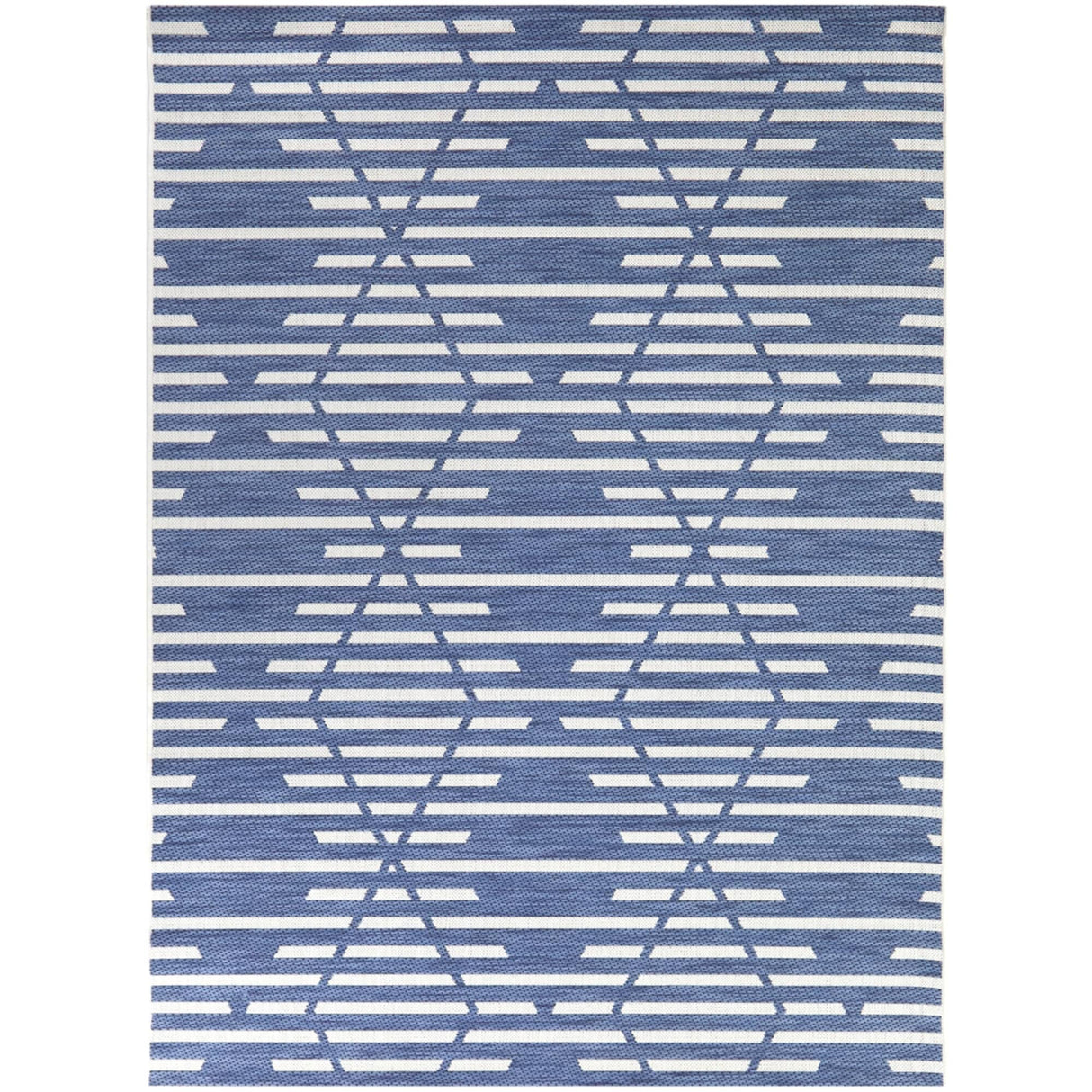 Degas Striped Trellis Indoor/Outdoor Area Rug