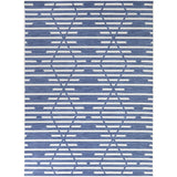 Degas Striped Trellis Indoor/Outdoor Area Rug