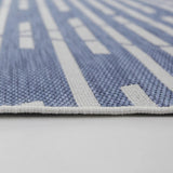 Degas Striped Trellis Indoor/Outdoor Area Rug