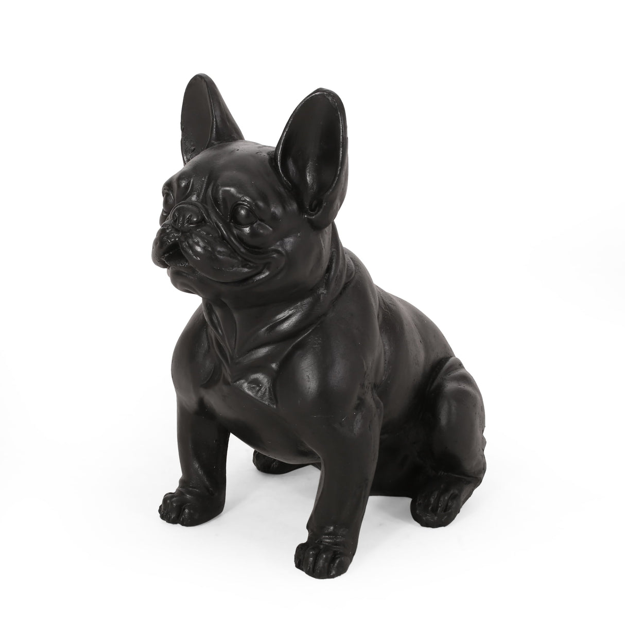 Delamore Outdoor French Bulldog Garden Statue by Christopher Knight Home