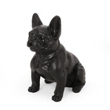 Delamore Outdoor French Bulldog Garden Statue by Christopher Knight Home