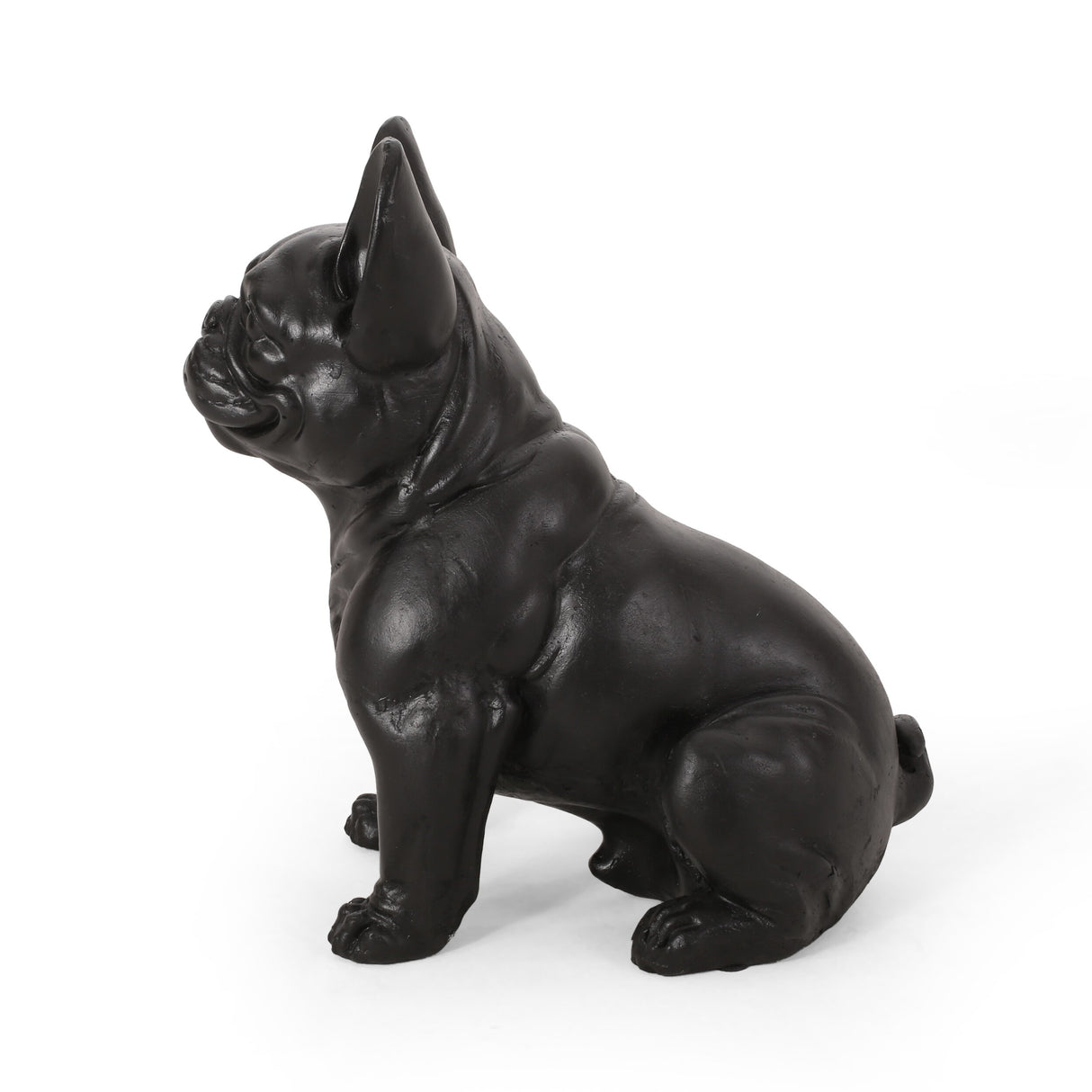 Delamore Outdoor French Bulldog Garden Statue by Christopher Knight Home
