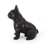 Delamore Outdoor French Bulldog Garden Statue by Christopher Knight Home