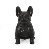 Delamore Outdoor French Bulldog Garden Statue by Christopher Knight Home