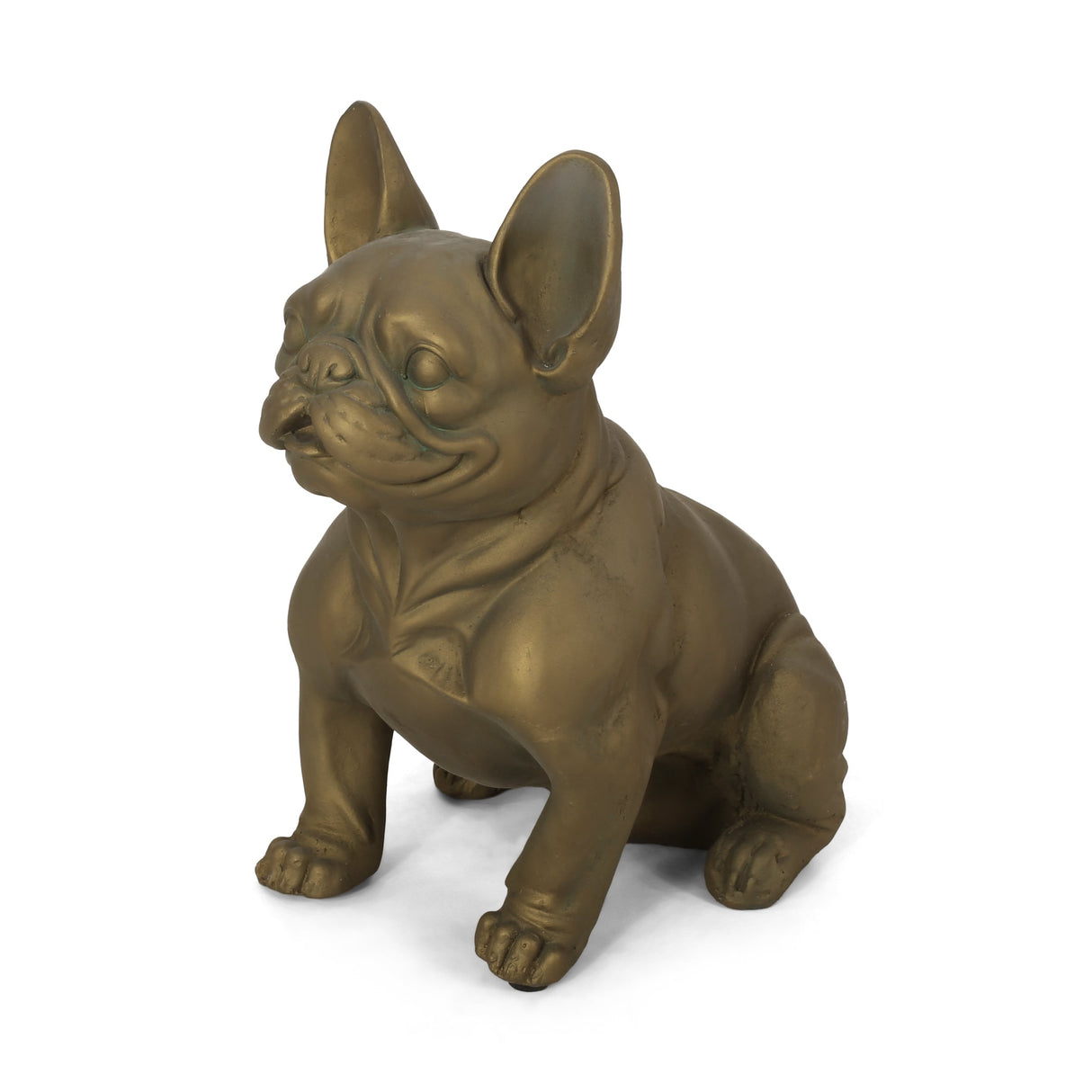 Delamore Outdoor French Bulldog Garden Statue by Christopher Knight Home