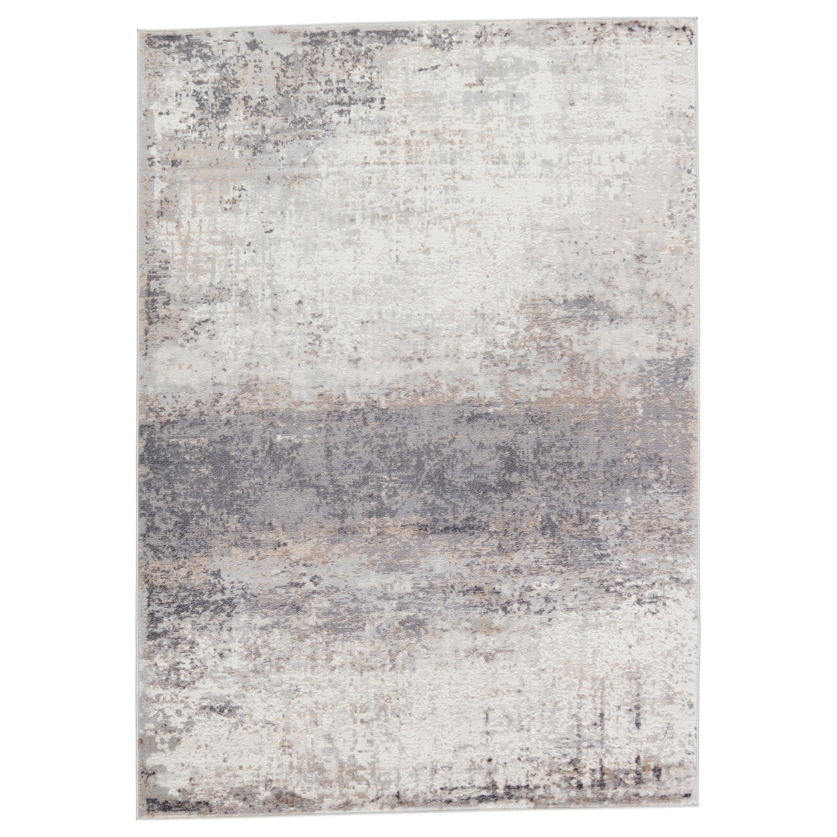 Delano Abstract Gray/ Ivory Area Rug