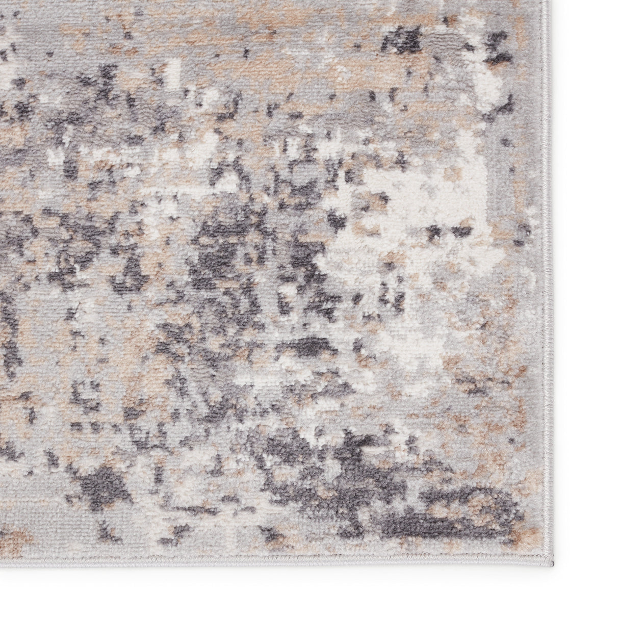 Delano Abstract Gray/ Ivory Area Rug