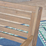 Della Acacia Wood 7-piece Dining Set by Christopher Knight Home