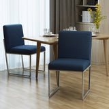 Delma Modern Fabric Dining Chair (Set of 2) by Christopher Knight Home