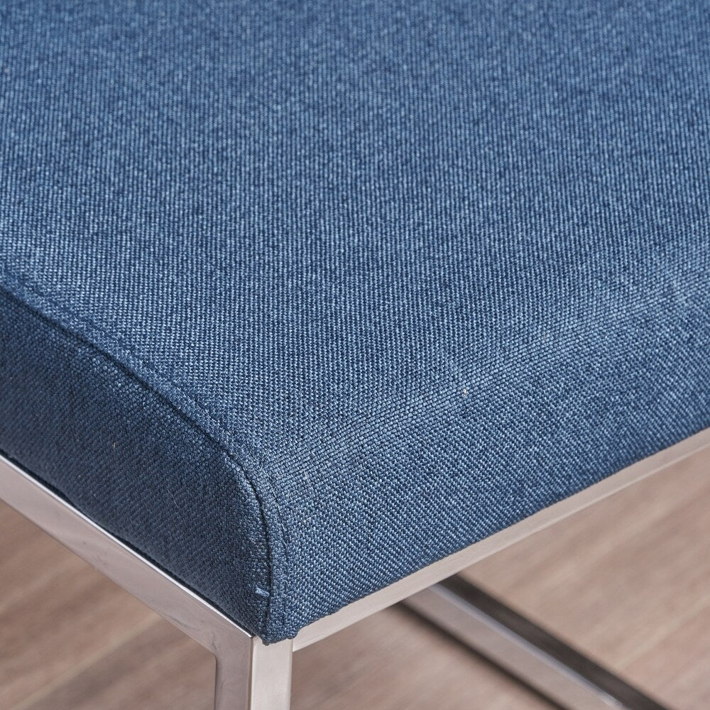 Delma Modern Fabric Dining Chair (Set of 2) by Christopher Knight Home