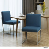 Delma Modern Fabric Dining Chair (Set of 2) by Christopher Knight Home