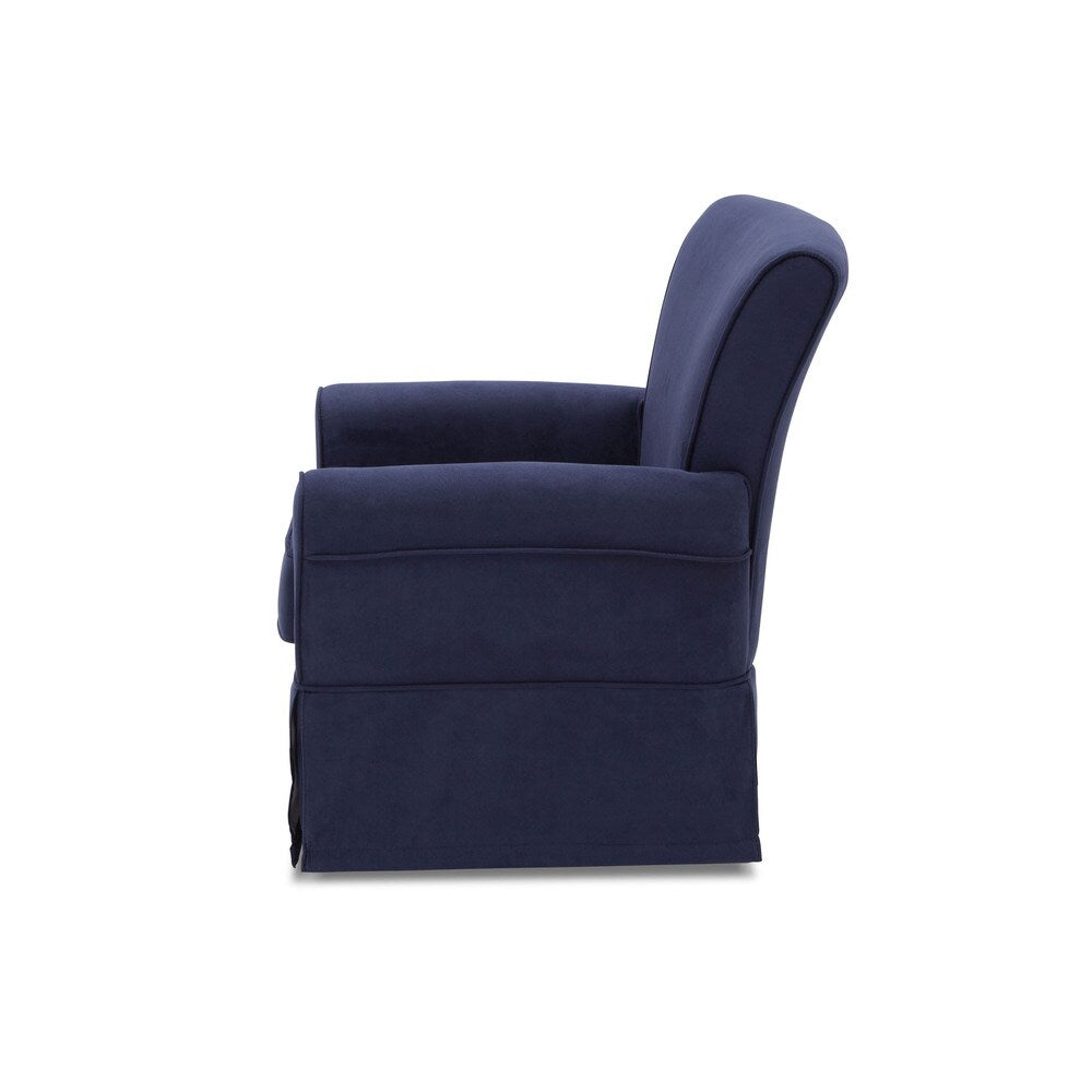 Delta Children Benbridge Nursery Glider Swivel Rocker Chair, Navy