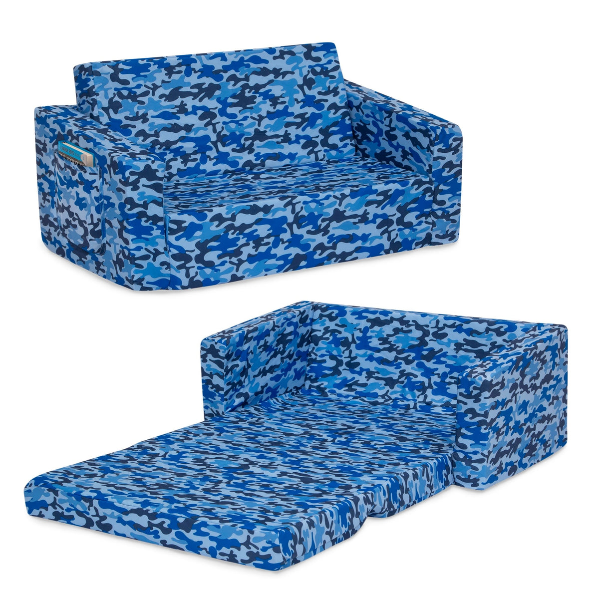 Delta Children Cozee Flip-Out Sofa - 2-in-1 Convertible Sofa to Lounge
