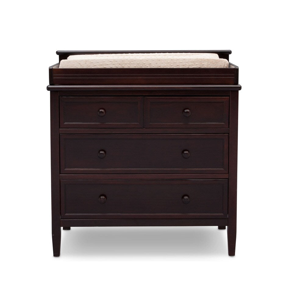 Delta Children Epic Signature 3-Drawer Dresser, Dark Chocolate
