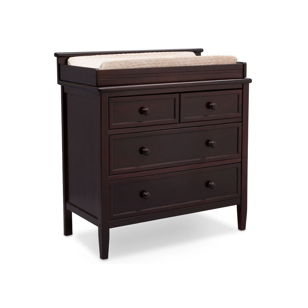 Delta Children Epic Signature 3-Drawer Dresser, Dark Chocolate