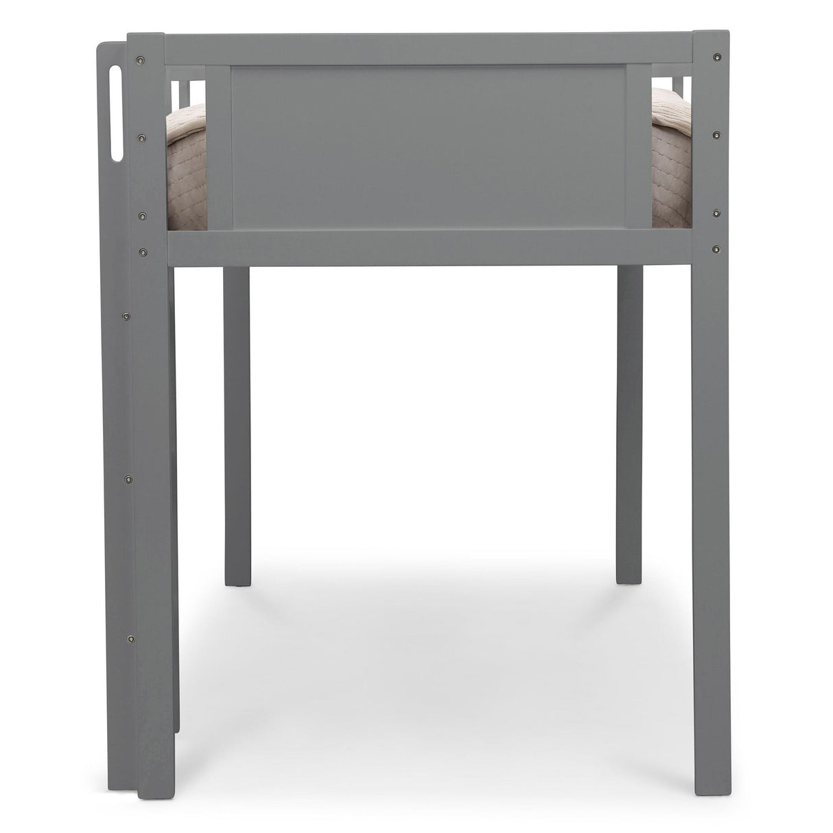 Delta Children Low Twin Loft Bed with Guardrail and Ladder