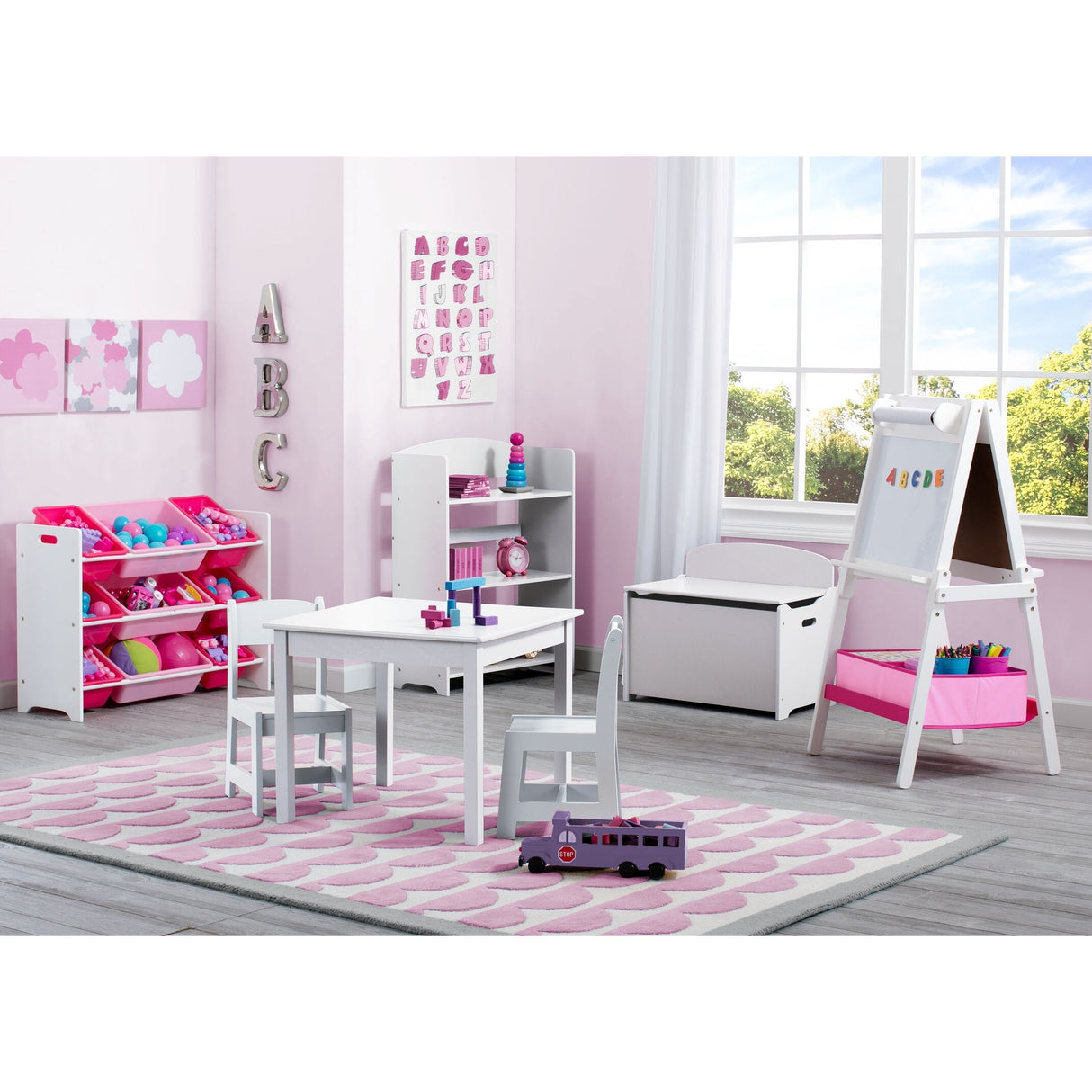 Delta Children MySize Kids Wood Table and Chair Set