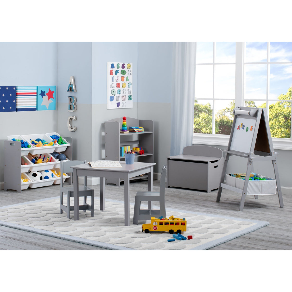 Delta Children MySize Kids Wood Table and Chair Set