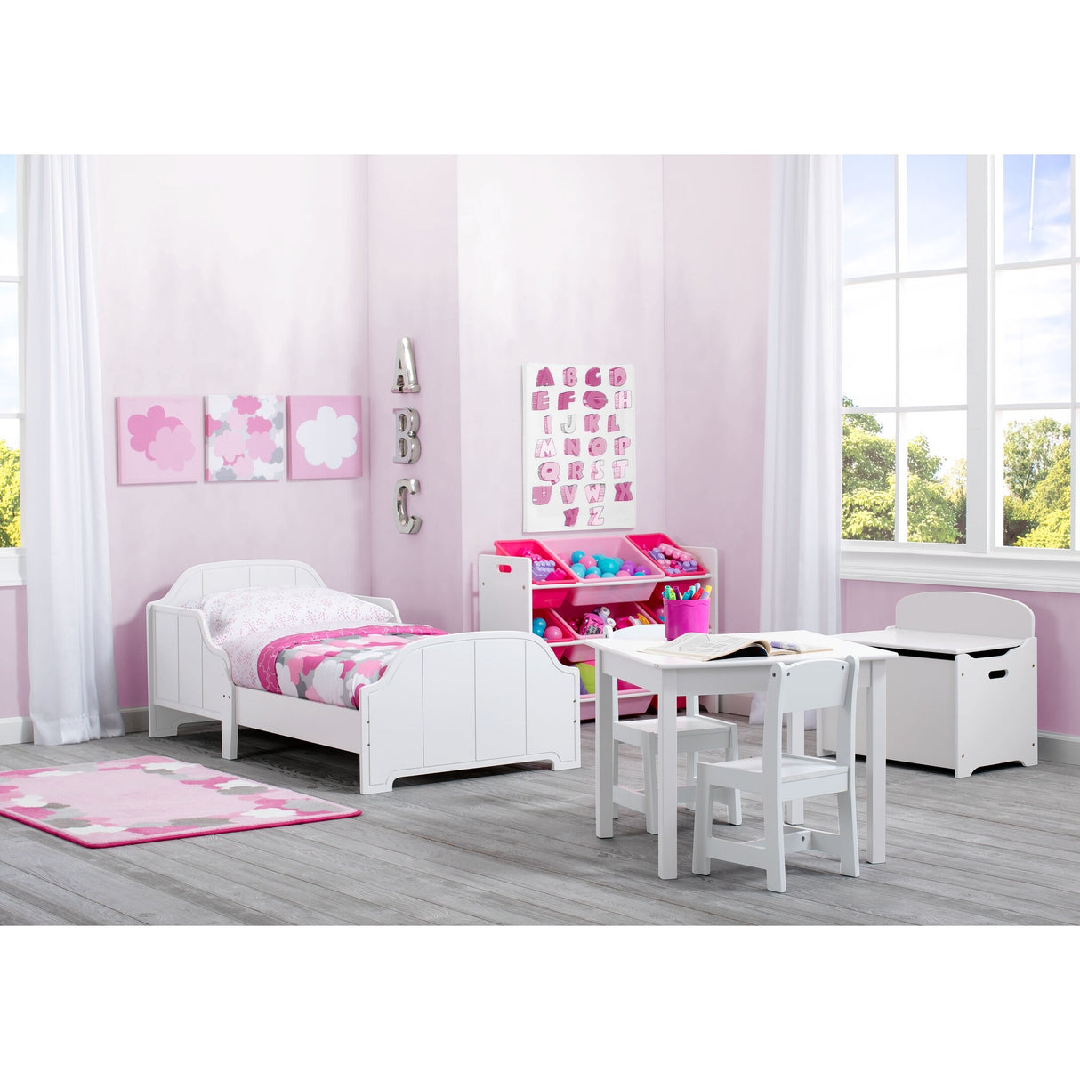 Delta Children MySize Kids Wood Table and Chair Set