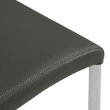 Delta Modern Leatherette & Chrome Counter Stool - Contract Grade