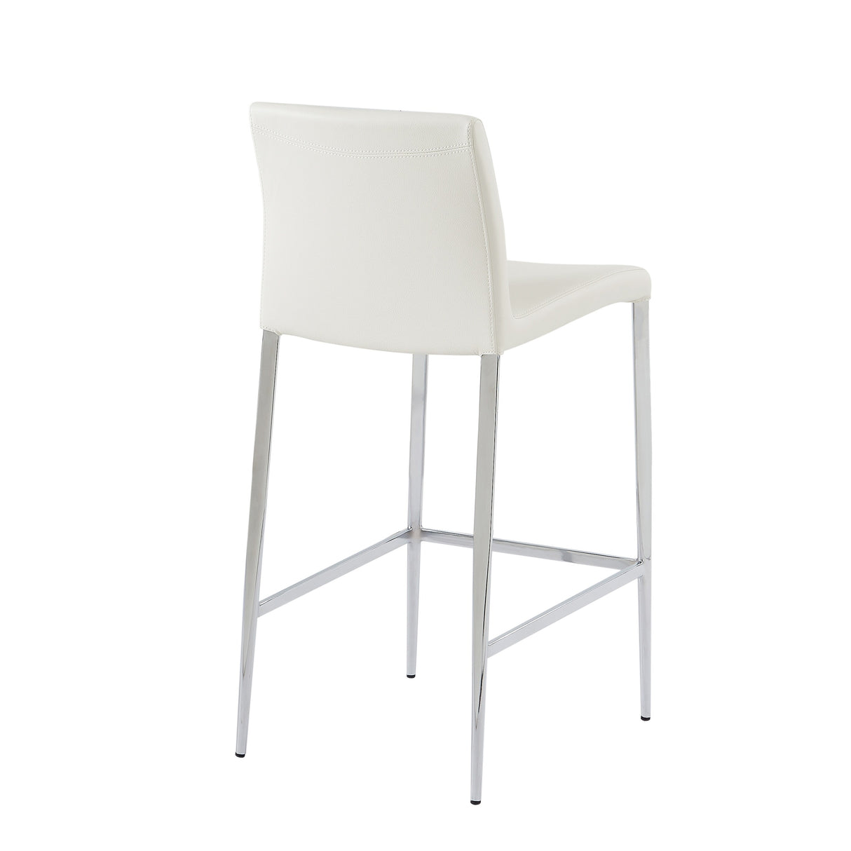 Delta Modern Leatherette & Chrome Counter Stool - Contract Grade